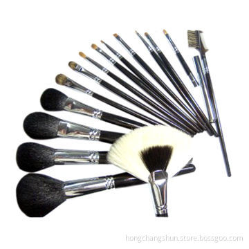 16-piece specialist makeup brush set, lamb hair, eco-friendly material